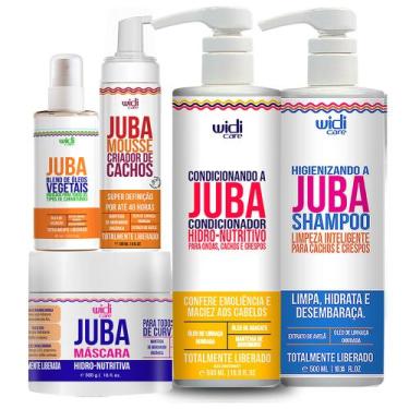 Imagem de Kit Widi Care Juba Shampoo Condicionador Máscara Mousse e Blend