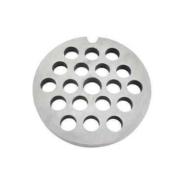 Imagem de # 8 Lâminas de disco de aço inoxidável para moedor de carne compatíveis com moedores de carne, discos de corte resistentes (placa de 5/16 furos)