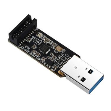 Imagem de Vacatga Adaptador MKS EMMC USB3.0 MKS EMMC de alta velocidade V2 para módulo EMMC e cartão de memória TF preto PCB preto PCB, aproximadamente 52,6 x 16 x 10 mm/2,07 x 0,63 x 0,39 pol