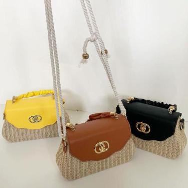 Imagem de Bolsa Feminina Transversal De Mão Alça Removível Bolsa De Ombro - FG, 