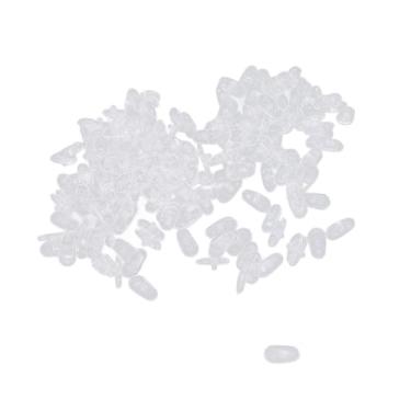 Imagem de 100 Pares de Protetores de Nariz para óculos, Almofadas de Nariz Confortáveis ​​antiderrapantes de Silicone, Substituição de Almofadas de Nariz de óculos Universais para Uso