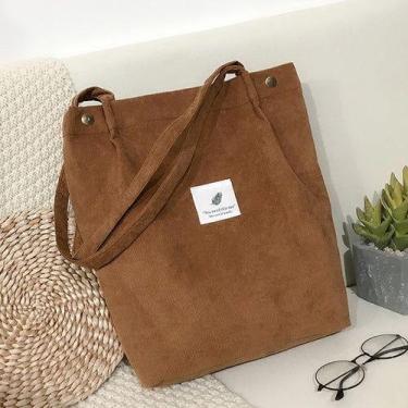 Imagem de Bolsa Praia Feminina Ombro Veludo Com Forro Espaçosa Viagem Presente -