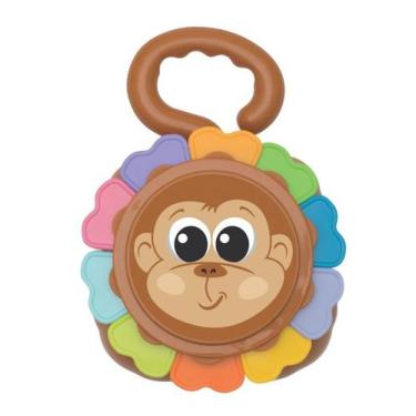 Imagem de Brinquedo De Empilhar Macaco Infantil Baby Mercotoys Colorido