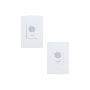 Imagem de Kit Sensor de Presença  Embutir com Chave  Lente 180º  6 Funções  QI6M