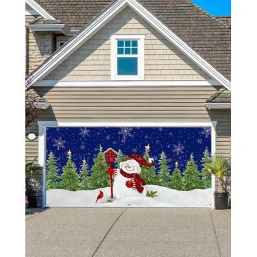 Imagem de Capa de banner de porta de garagem Cantando no Natal 183x396cm - Singi