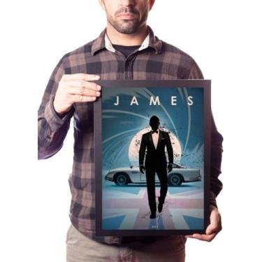 Imagem de Poster Com Moldura A3 Car Legends James Bond - Fanarte