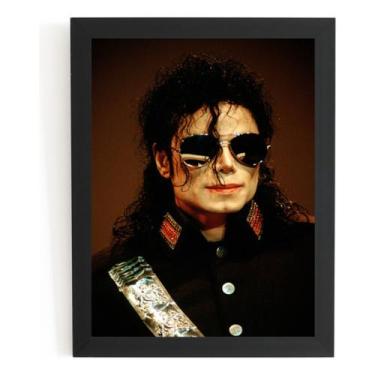 Imagem de Quadro Arte Michael Jackson O Rei Do Pop 42x29cm - Fanarte