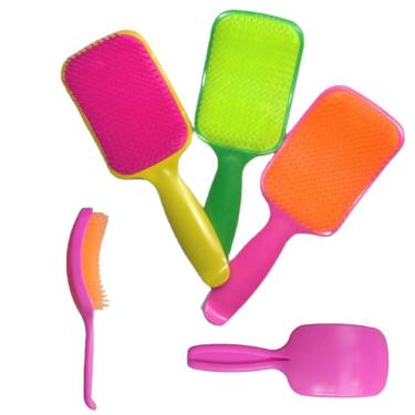 Imagem de Escova de cabelo raquete desembaraçadora flex hair não danifica fios