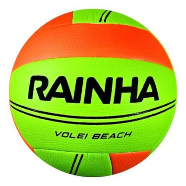 Imagem de Bola Vôlei De Praia Rainha Beach Vôlei 2024, Verde, Laranja