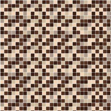Imagem de Papel De Parede Pastilhas Marrom E Bege - 3,00x0,50m - DEKAL DECOR