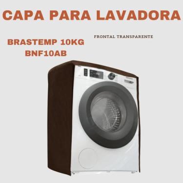 Imagem de Capa para lavadora brastemp 10kg bnf10ab transparente flex - Capas Fle