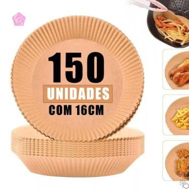 Imagem de Forma Papel Descartável P/ Fritadeira Elétrica Airfryer 150un - Forro 