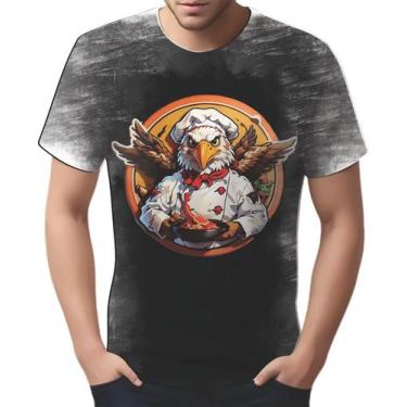 Imagem de Camiseta Camisa Tshirt Chefe Águia Cozinheira Cozinha 1 - Enjoy Shop, 