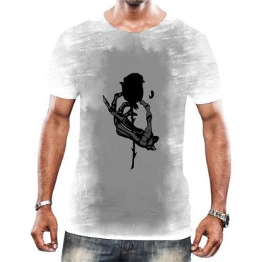 Imagem de Camiseta Camisa Arte Tumblr Esqueletos Caveira Ossos Moda 9 - Enjoy Sh