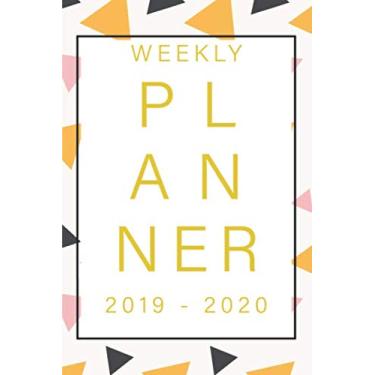 Imagem de Weekly Planner 2019-2020: Monthly Planner Schedule - 1 week at a glance - Calendar with Checklists and Notes Daily To Do’s Academic Organizer Small ... Cute Day Planer School Simple Modern Teacher