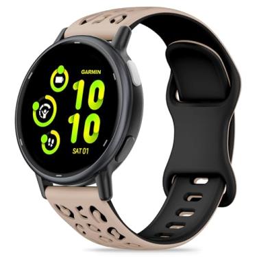 Imagem de Pulseiras gravadas compatíveis com Garmin Forerunner 165/55/Vivoactive 5/6/3/Venu Sq 2/Sq, pulseira de relógio de silicone macio de 20 mm com estampa de leopardo pulseira boho feminina luxuosa