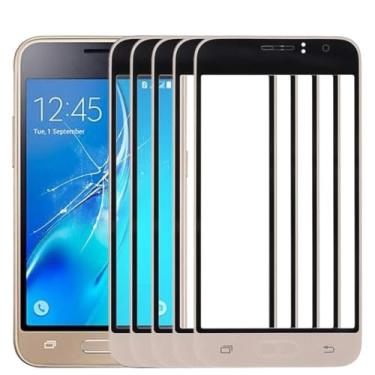 Imagem de HONGYAN Peças de substituição de telefone celular 10 pcs Lente de vidro exterior da tela frontal para Samsung Galaxy J1 / J120 Acessórios telefônicos