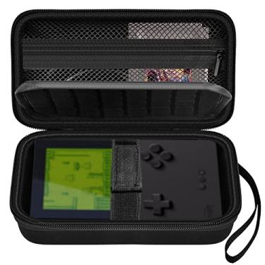 Imagem de Againmore Estojo Rígido Compatível Com Console De Jogos Portátil De Bolso Analógico, Mini Bolsa De Armazenamento Portátil Para Cartões De Videogame, Cabo De Carregamento E Acessórios (Somente Caixa) -