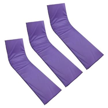 Imagem de Colchonete Almofadado Espreguiçadeira Piscina Roxo Uva Liso 3un