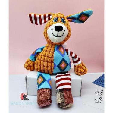 Imagem de Brinquedo Cachorro Pelúcia Pet Premium Ursinho Para Cães Cachorros Peq