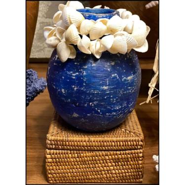 Imagem de Vaso de Barro Blue Marine