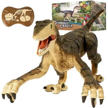 Imagem de Dinossauro Velociraptor de Brinquedo de Controle Remoto