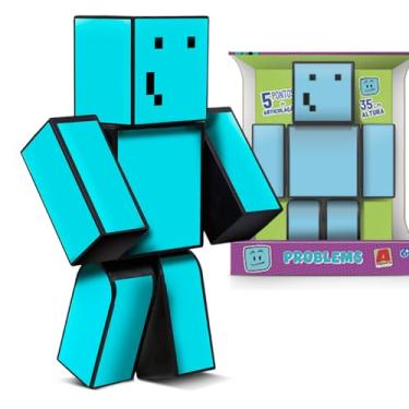 Imagem de Bonecoo Mine craf Cadres Athos Lopers Problems Gamer 35cm (Problems)
