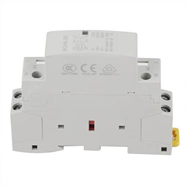 Imagem de Contator de CA, 20A 24V 220V/230V, 2P 1No 1NC, Montagem Ferroviária DIN para Aplicações Domésticas (220V/230V)