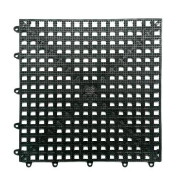 Imagem de Piso Modular Acquakap Kapazi 30x30cm – Kit com 6 Peças Preto | Ideal para Áreas Úmidas