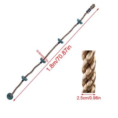 Imagem de Brinquedos de Equipamentos para Playground de Corda de Escalada de Escalada de Escalada (Green da floresta)