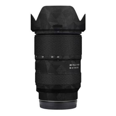 Imagem de Adesivo antiarranhões para câmera Tamron 28-75 mm F2.8 G2 adequado para Sony Mount Camera Protective Wrap Film Body Protector Decalque F/2.8 28-75 2.8 (Triângulo Preto)