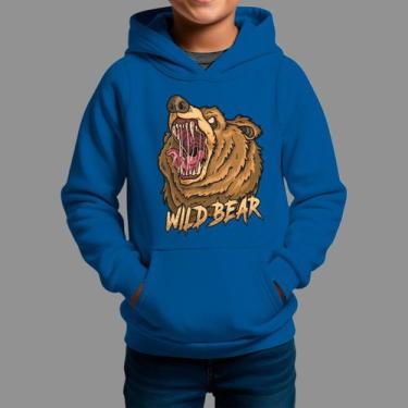 Imagem de Moletom Canguru Infanto Juvenil Algodão Moda De Rua Confortável Invern