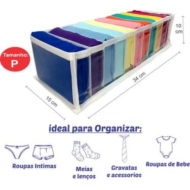 Imagem de Kit 5 Colméia Organizadoras de Gavetas - 10 Nichos 601 Comprei Organiz