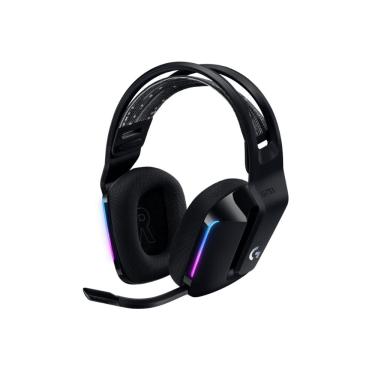 Imagem de Headset Gamer sem Fio Logitech G733 7.1 Dolby Sorround G HUB Drivers Pro-G 40mm RGB Preto 981-000863