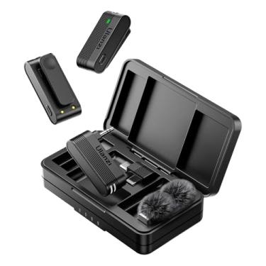 Imagem de Microfone Sem Fio Ulanzi A100 USB-C Lapela para Android Preto, Ideal para Gravações Profissionais e Transmissões ao Vivo - Cor Preto