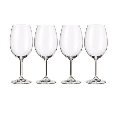 Imagem de Kit Taça para Vinho Tinto Cristallin 450ml com 4 unidades - Bohemia