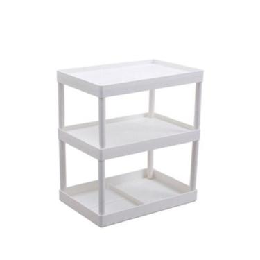 Imagem de Prateleira de Armazenamento para Cozinha - Suporte de Plástico para Ba