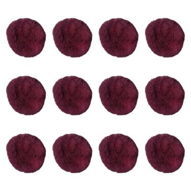 Imagem de YWJLQH Limpeza de pano para robô de limpador de janelas, tampa de substituição, lavável para janela de vidro, Red Brown 12 Peças