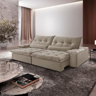 Imagem de Sofá Nivus Veludo 2 Módulos 80cm B25cm Meu Sofá Online