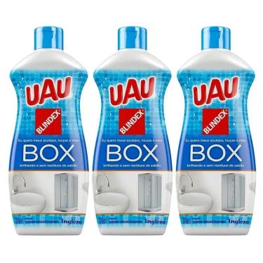 Imagem de Kit 3 Limpa Box Uau Da Ingleza 200Ml Detergente Limpador