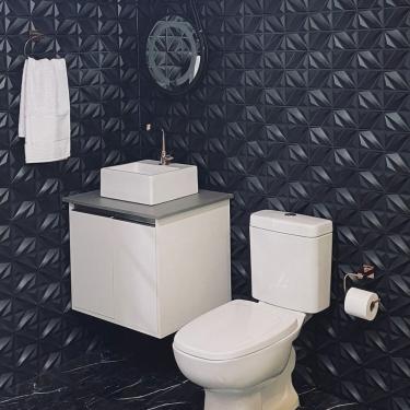 Imagem de Kit Vaso Sanitário Monaco com Caixa Acoplada Agnes. T