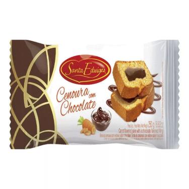 Imagem de Bolo Cenoura com Recheio de Chocolate Santa Edwiges 250g Macio