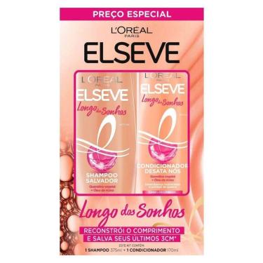 Imagem de Kit Shampoo + Condicionador L'oréal Paris Elseve Longos Dos Sonhos 375 Ml + 170 Ml