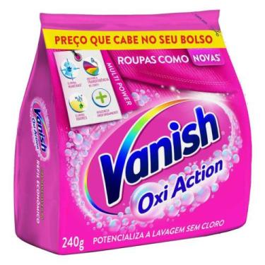 Imagem de Tira-Manchas Pó Vanish Oxi Action Pacote 240g Refil Econômico