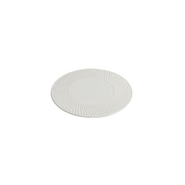 Imagem de Prato de confeitaria estilo ocidental para restaurante de hotel, prato de bife estilo ocidental dim sum para casa - 29 cm branco puro