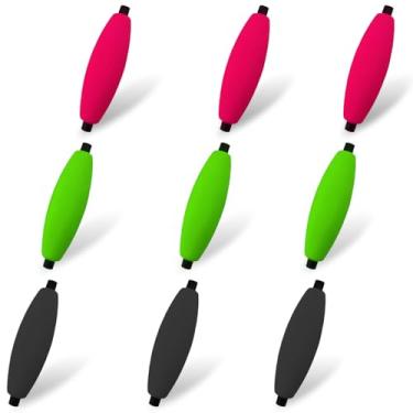 Imagem de Narcissus Boias de pesca para peixe-gato, flutuadores vibrantes de espuma dura de pesca, flutuabilidade forte para pesca de água doce e salgada, perfeita para equipamento de peixe-gato Santee (3,8