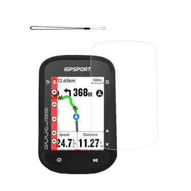 Imagem de Capa para iGPSPORT BSC200S bicicleta sem fio computador GPS, WUNIAK Capa protetora de silicone macio portátil resistente a arranhões e choque com protetor de tela e cordão, preta