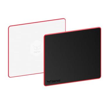 Imagem de Seihoo Mouse pad rígido de resina de plástico premium Esports impermeável ultra suave sem cheiro irritante ambiente controle rápido e preciso para escritório e laptop de jogos (30 x 24 cm)