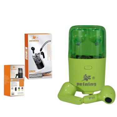 Imagem de Fone de Ouvido e Caixa de Som Alto Falante Bluetooth Sem Fio (Verde)