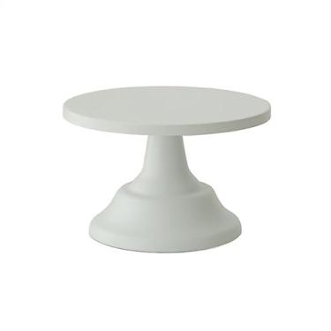 Imagem de Suporte para Bolo 20cm/25cm/30cm Minimalista e elegante com pernas altas para sobremesas Suporte para bolo Bandeja de exibição de pão Dim Sum Suporte para Sobremesa(Branco,20cm)